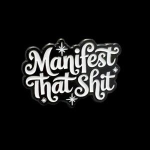 Black and White Manifest Pin